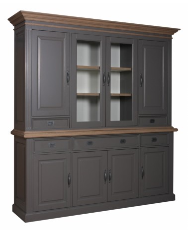 XO Interiors - Cabinet 2x4 portes 5 tiroirs - Chic (Oak) - Mouscron
