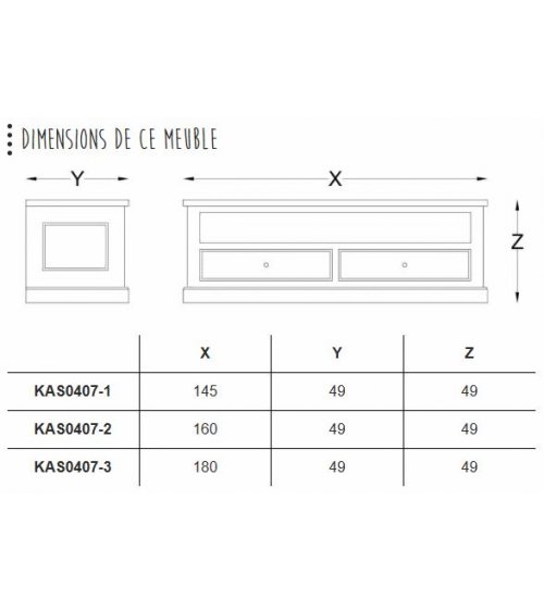 3 - Meuble TV - Nantes